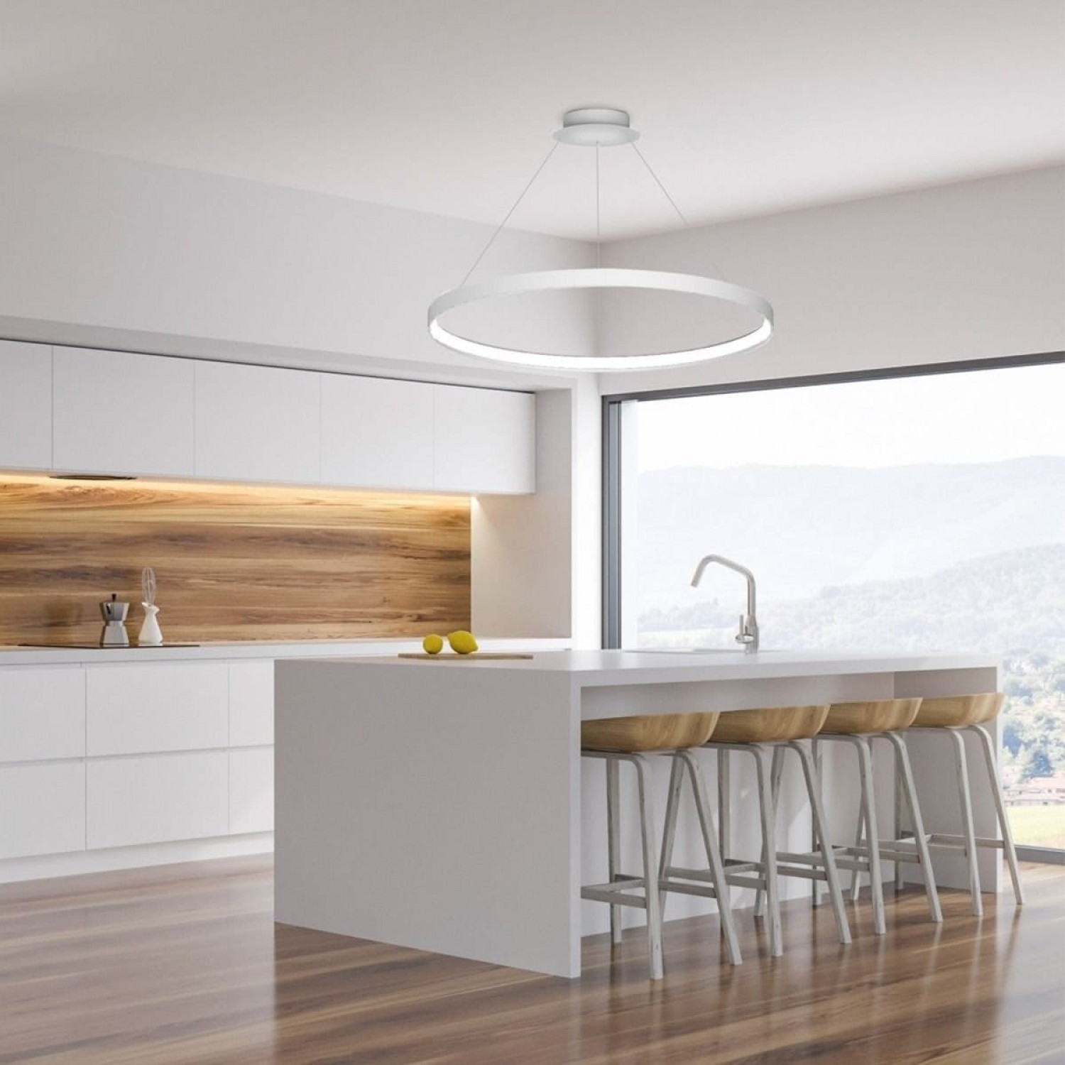 Подвесной светильник Zuma Line CIRCLE LA07171-WH