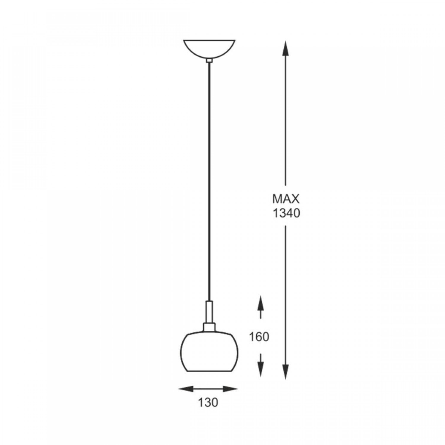 Подвесной светильник Zuma Line CRYSTAL P0076-01A-F4FZ