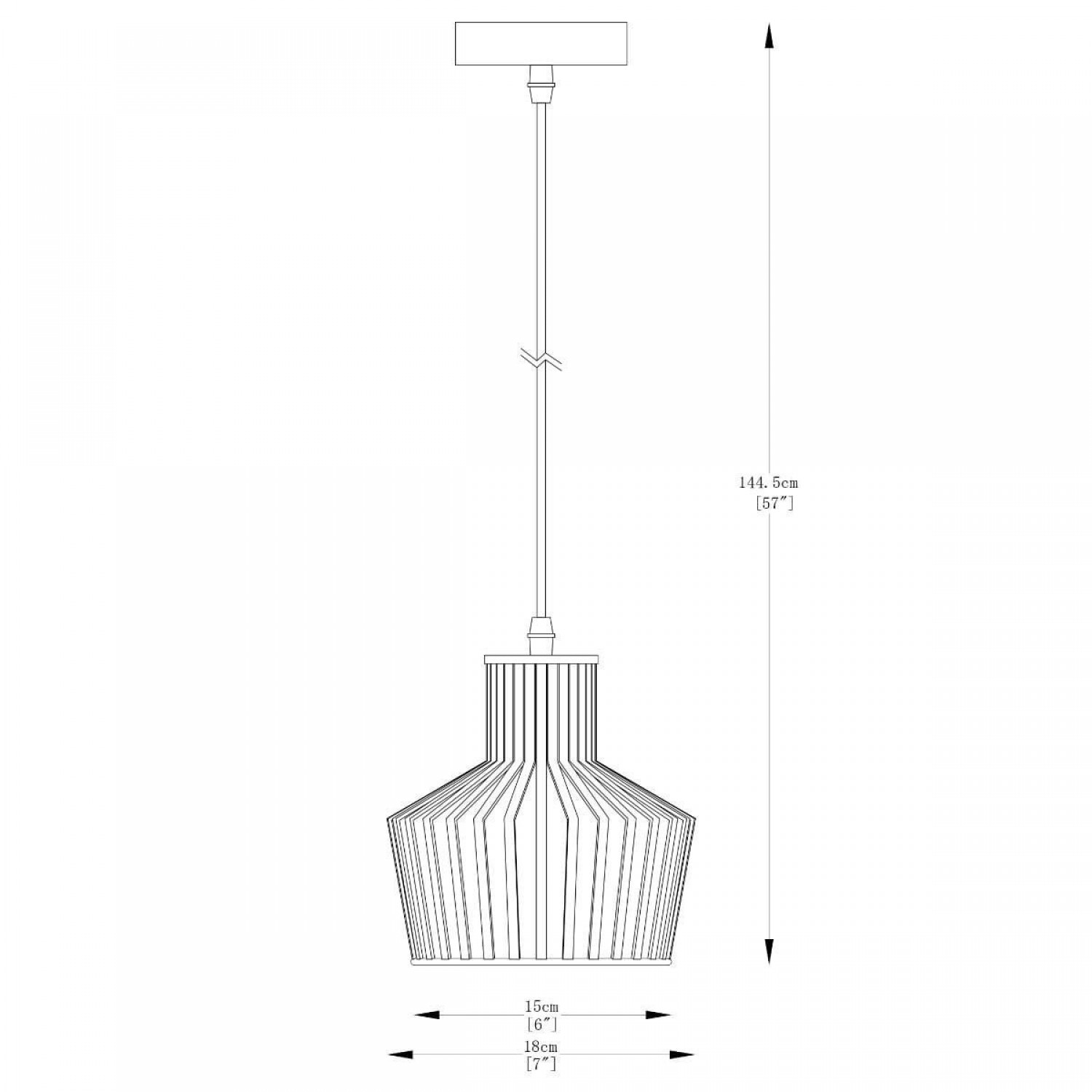 Подвесной светильник Zuma Line DOLIA A8079-BK