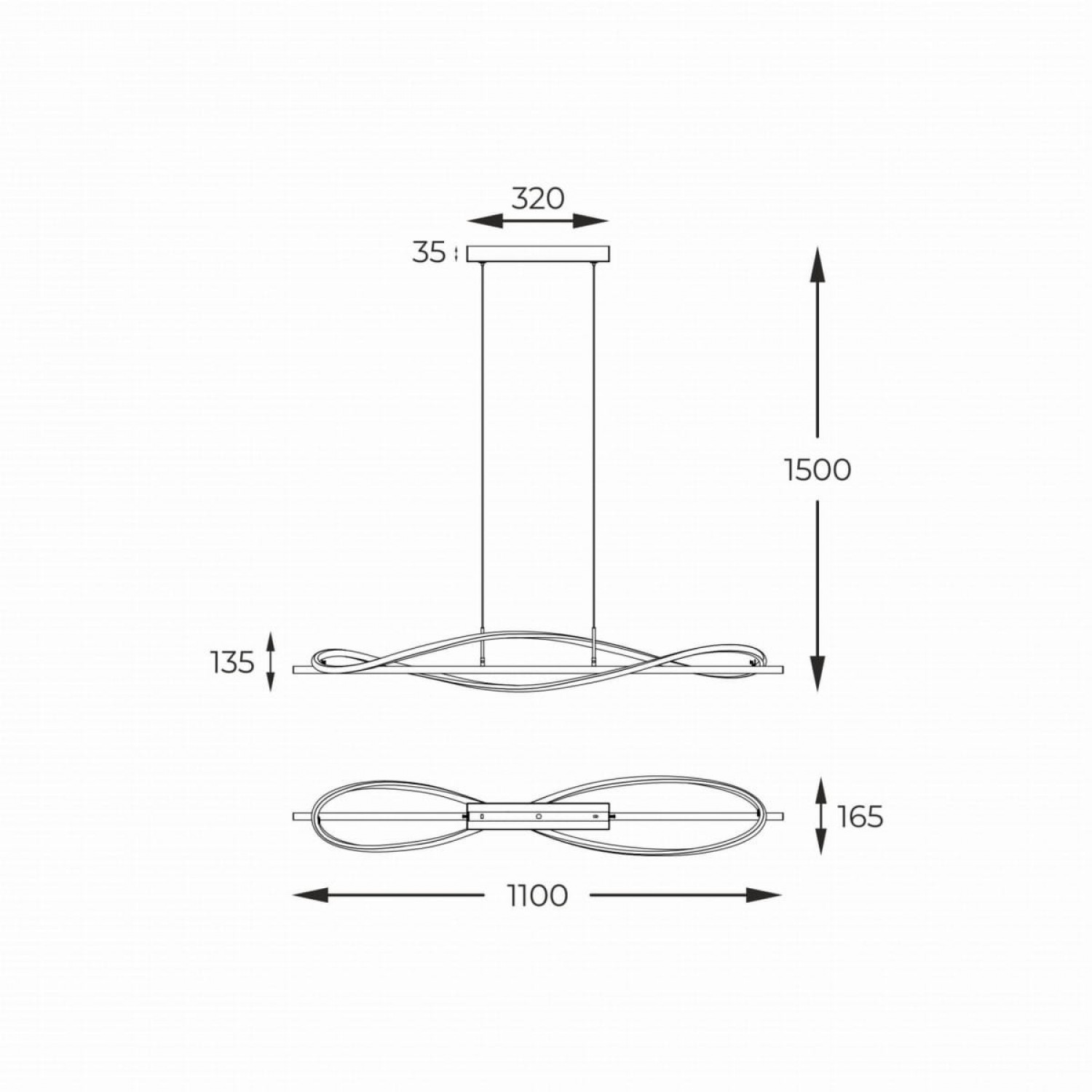 Подвесной светильник Zuma Line DOMENICO MD3544-1-3BT