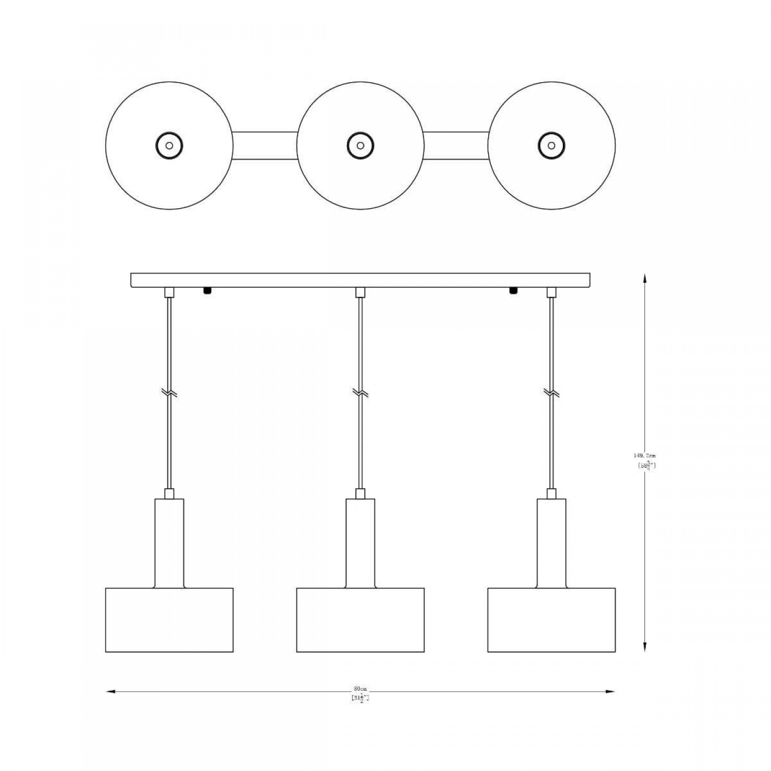 Подвесной светильник Zuma Line LEO A8133-3A