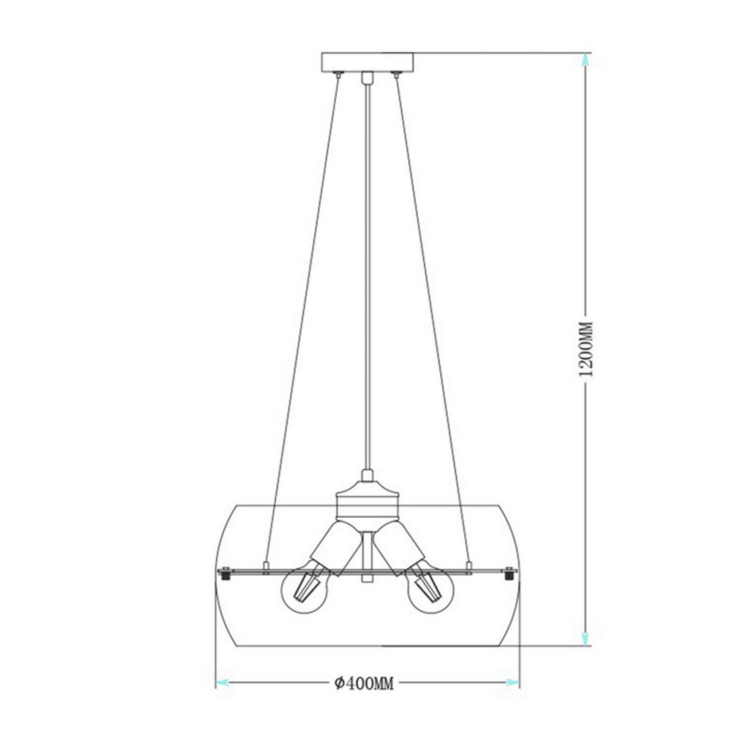 Підвісний світильник Zuma Line Merano RLD931031-3