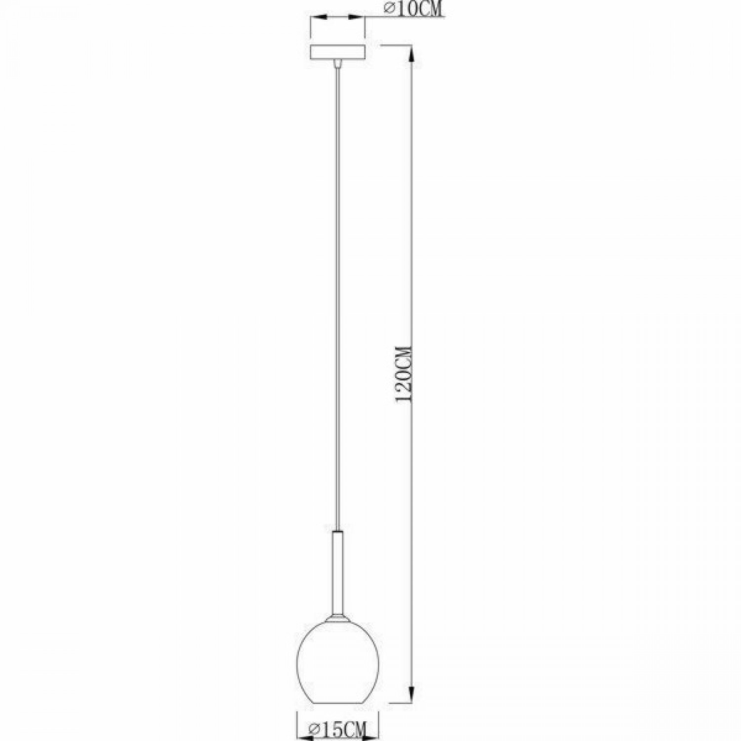 Подвесной светильник Zuma Line Monic MD1629-1 Chrome