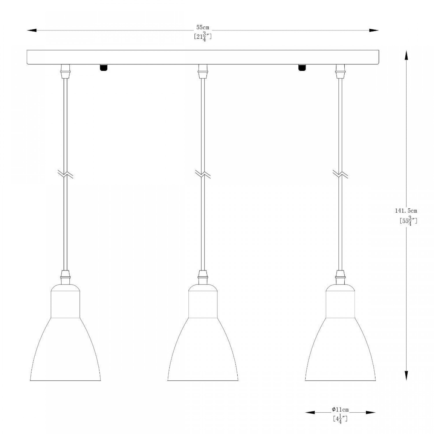 Подвесной светильник Zuma Line MORA A8102-3A