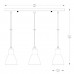 Подвесной светильник Zuma Line MORA A8102-3A
