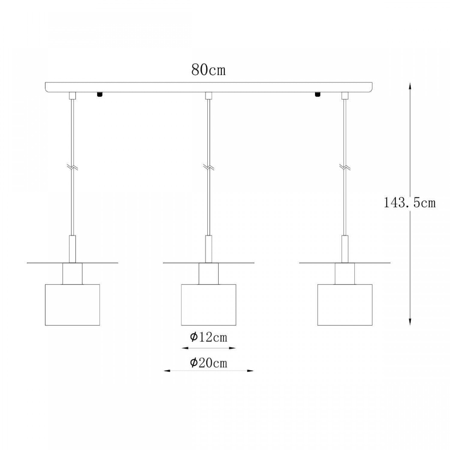 Подвесной светильник Zuma Line SARDA A8183-3A