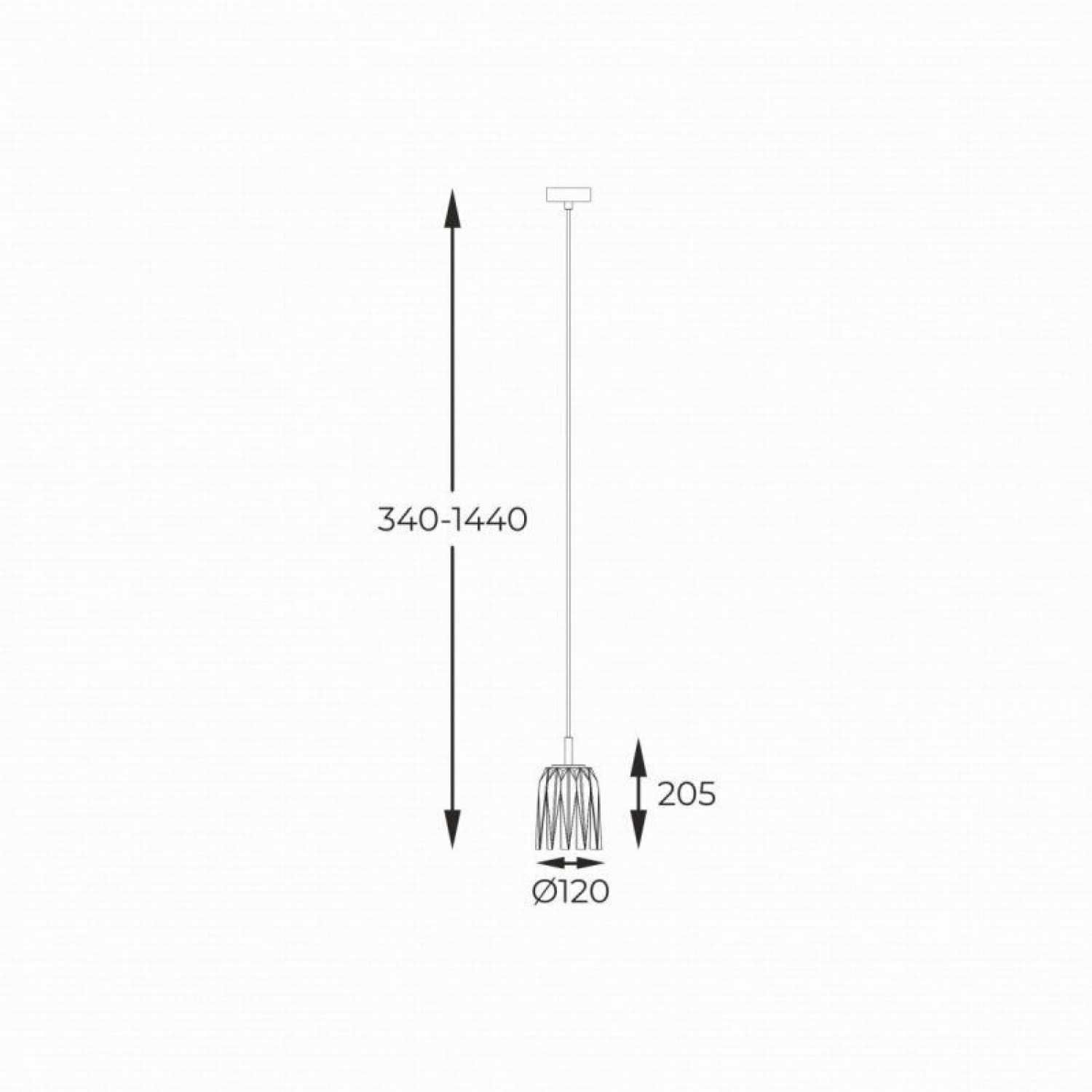 Подвесной светильник Zuma Line TAZZA  P0590-01A-V7AC