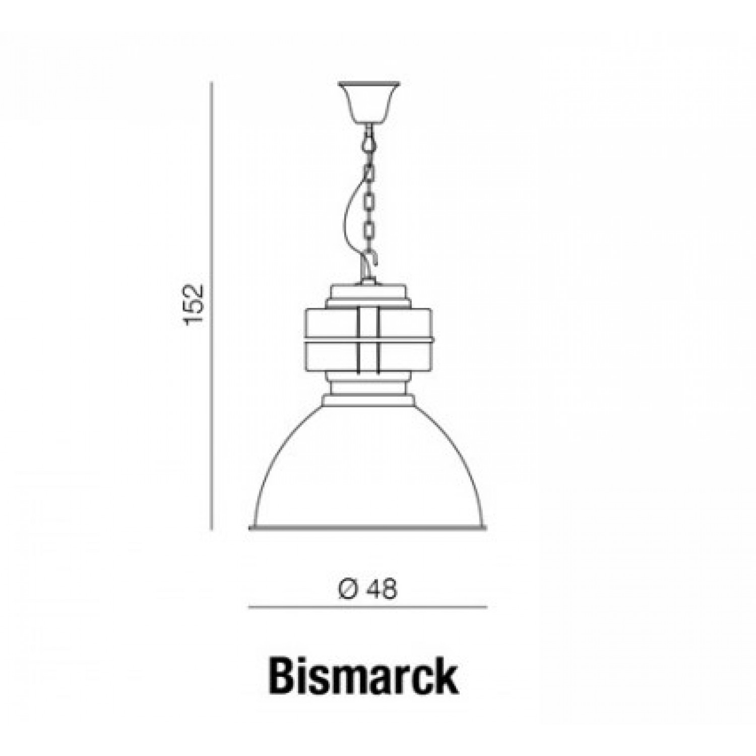 Підвісний світильник AZzardo BISMARCK CONCRETE AZ1575