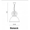 Подвесной светильник AZzardo BISMARCK WHITE AZ1576 alt_image