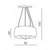 Подвесной светильник AZzardo COSMO CLEAR AZ0846 alt_image