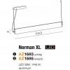 Підвісний світильник AZzardo NORMAN XL WHITE AZ1685 alt_image