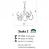 Подвесной светильник AZzardo SNAKE 2 CHROME AZ0043 alt_image