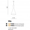 Подвесной светильник AZzardo VITA WHITEGOLD AZ1340 alt_image