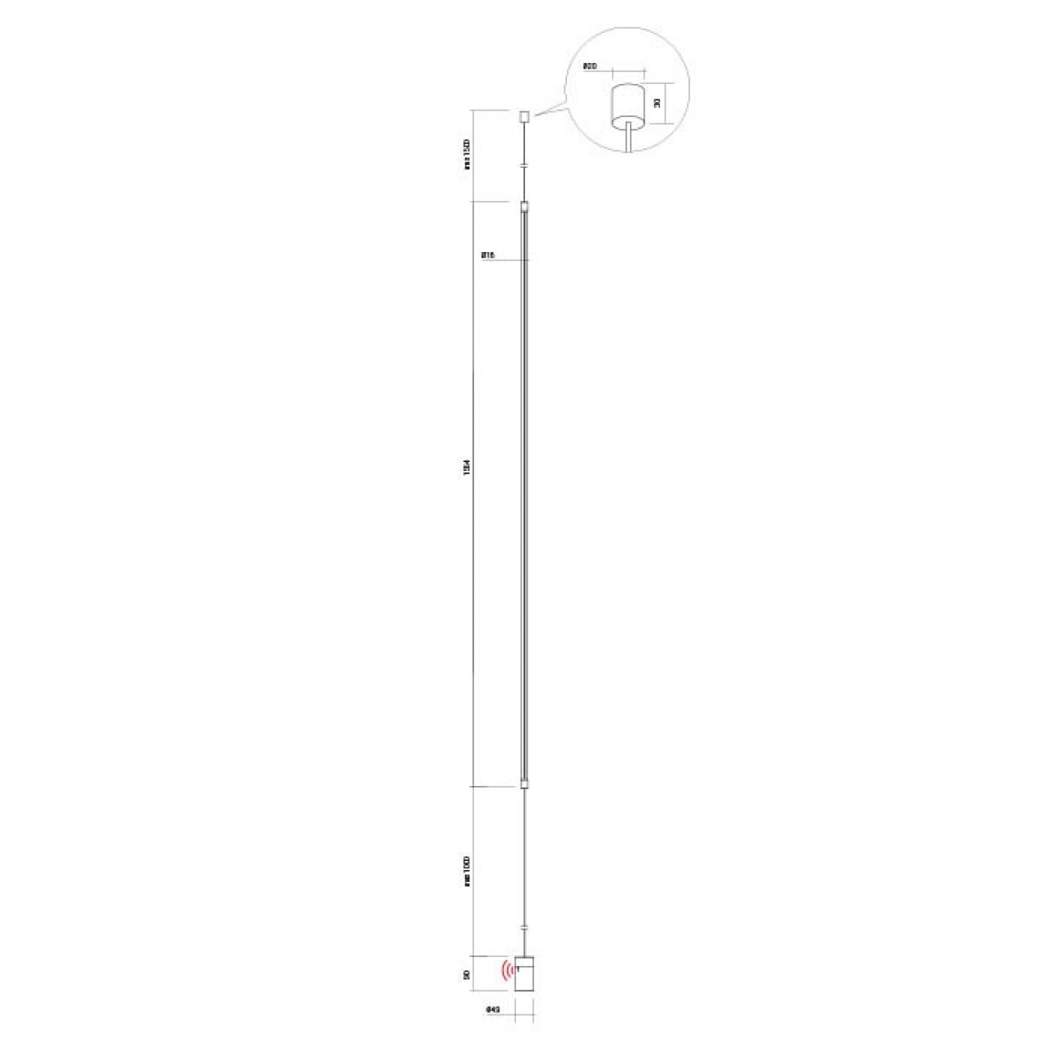 Подвесной светильник Redo Acrobat 01-2284