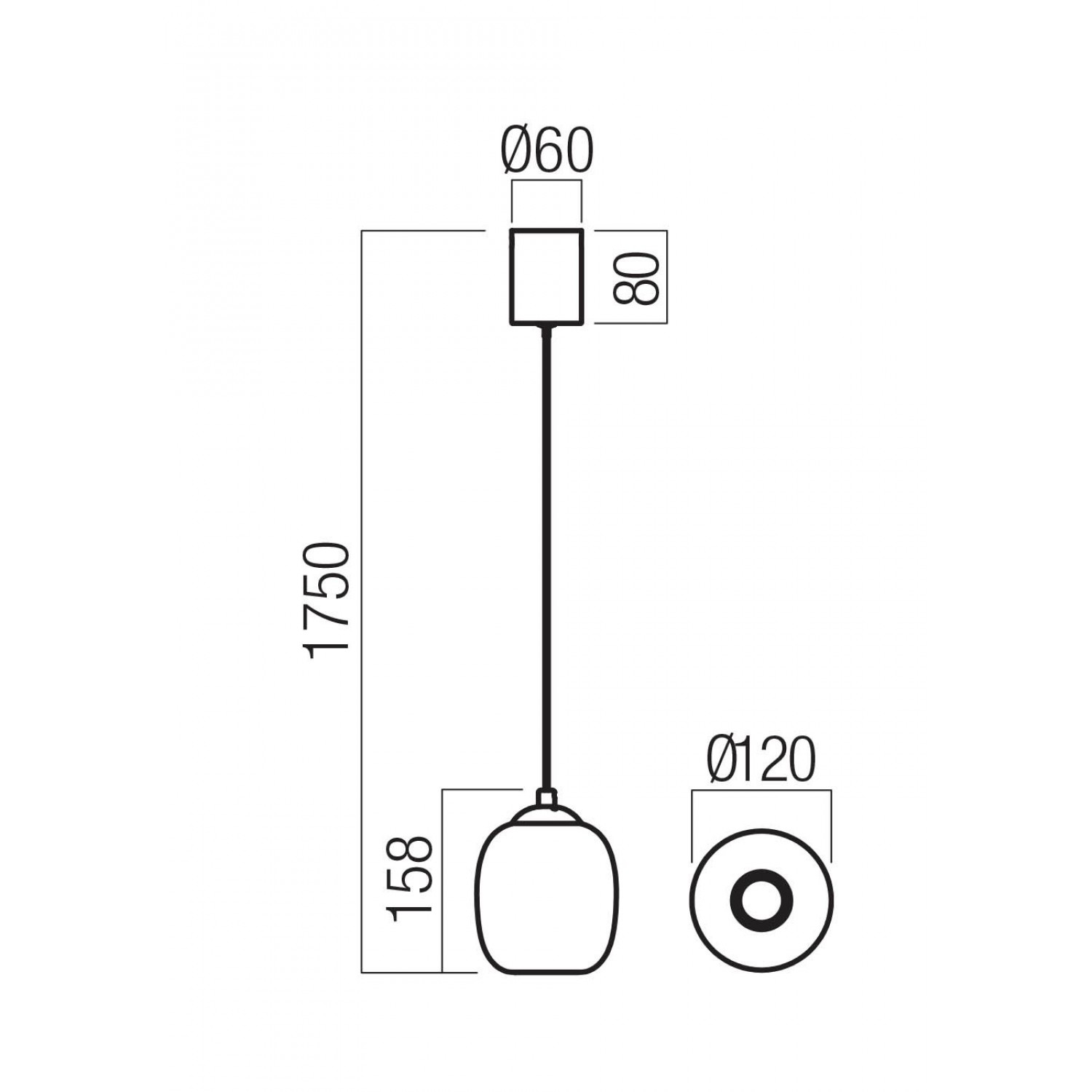 Подвесной светильник Redo Khadi 01-3486