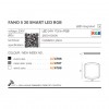 Стельовий світильник AZzardo FANO S 30 SMART LED BK AZ4786 alt_image