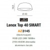 Потолочный светильник AZzardo Lenox Top 40 Smart + Remote Control  AZ3145 alt_image