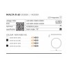 Стельовий світильник AZzardo MALTA R 60 4000K BK AZ4256 alt_image