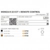 Потолочный светильник AZzardo MONZA R 22 CCT + REMOTE CONTROL (BK) AZ4758 alt_image