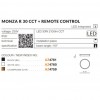 Потолочный светильник AZzardo MONZA R 30 CCT + REMOTE CONTROL (CHA) AZ4759 alt_image