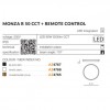 Потолочный светильник AZzardo MONZA R 50 CCT + REMOTE CONTROL (BK) AZ4767 alt_image