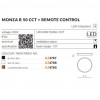 Потолочный светильник AZzardo MONZA R 50 CCT + REMOTE CONTROL (CHA) AZ4765 alt_image