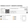 Потолочный светильник AZzardo MONZA S 40 CCT + REMOTE CONTROL (BK) AZ4776 alt_image