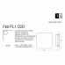 Стельовий світильник Ideal Lux FLAT PL1 D20 134888