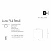 Стельовий світильник Ideal Lux LUNA PL1 SMALL 213200 alt_image