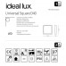 Потолочный светильник Ideal Lux UNIVERSAL D40 SQUARE 240374