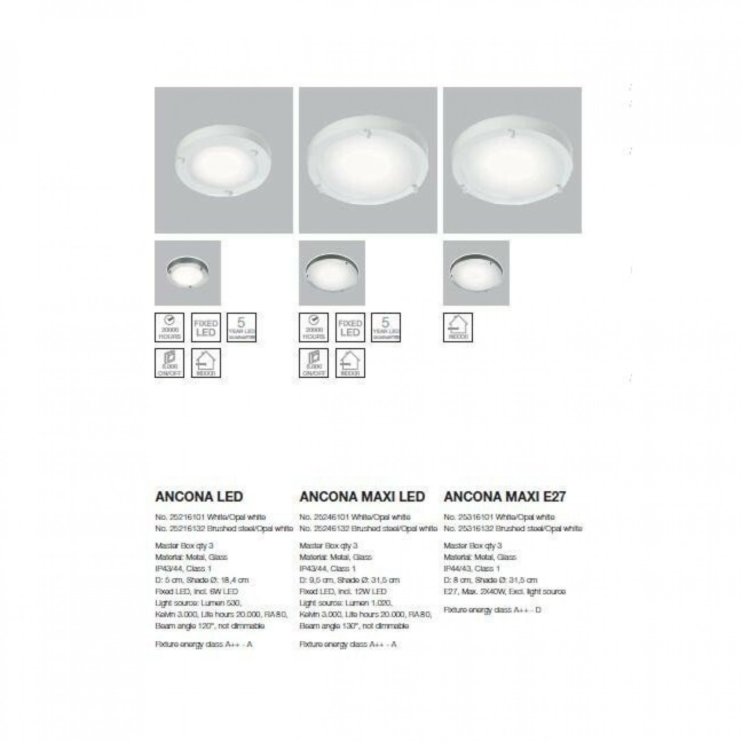 Стельовий світильник Nordlux Ancona LED 25216101