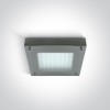 alt_imageПотолочный светильник ONE Light Square LED Plafo Steel 62102/MC