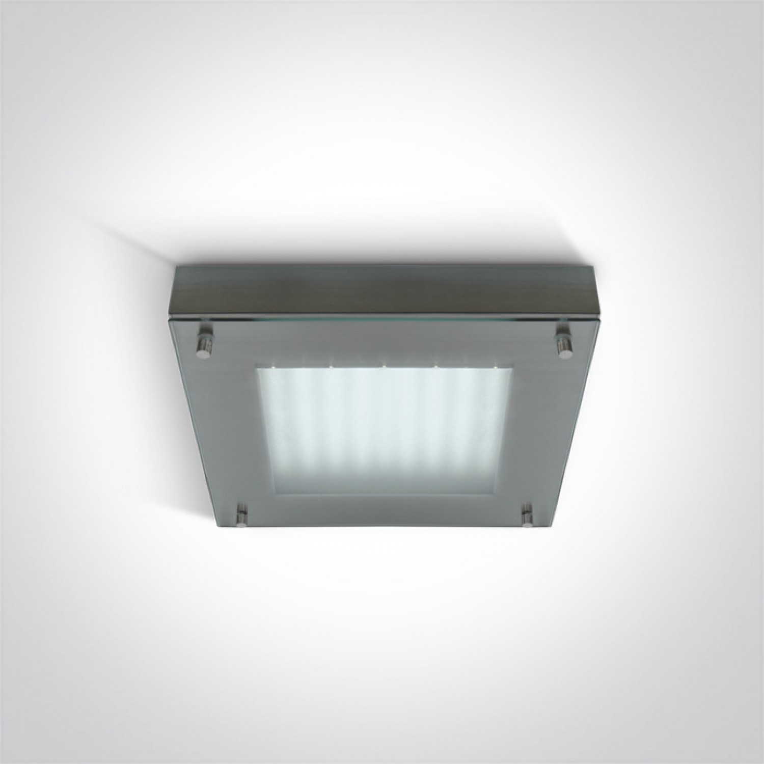 alt_image Потолочный светильник ONE Light Square LED Plafo Steel 62102/MC