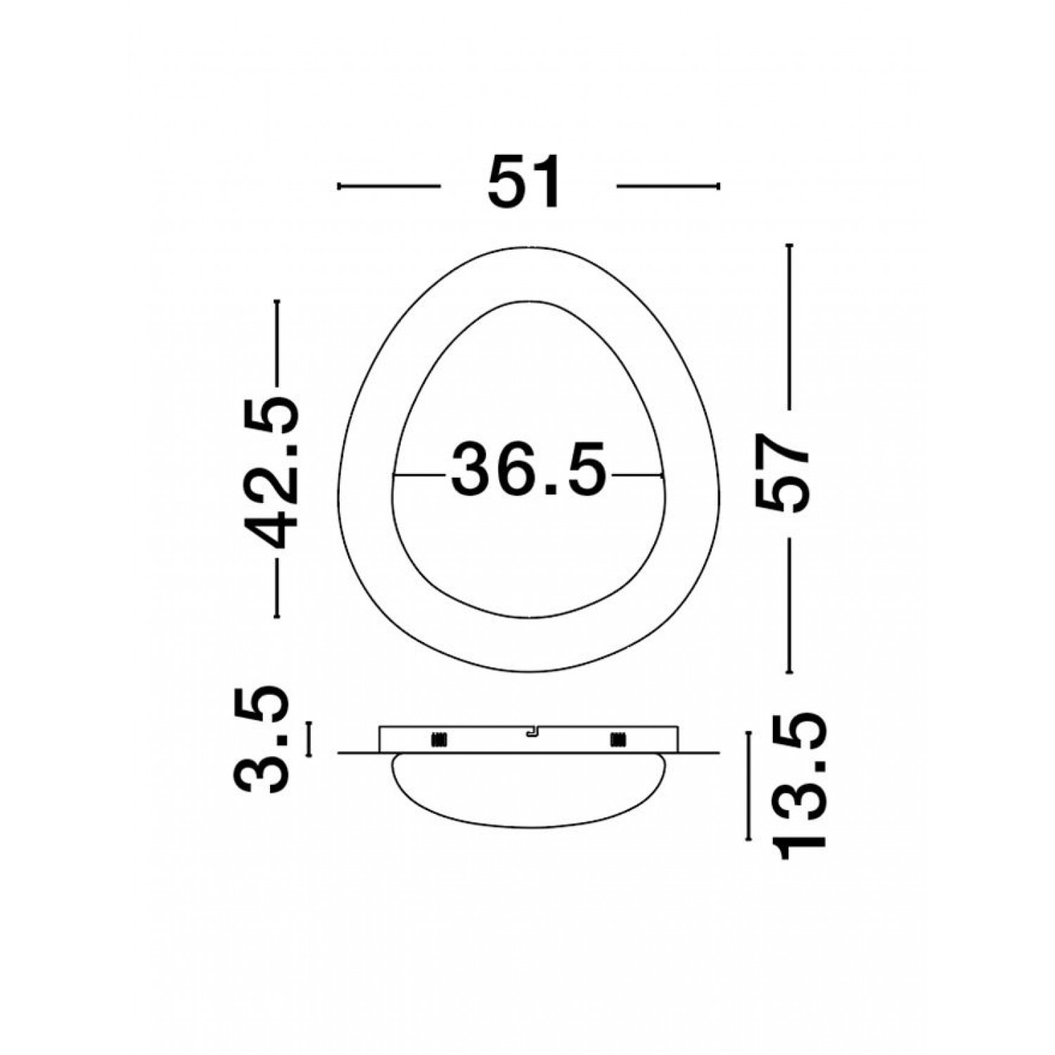 Потолочная люстра  NIMBUS 9030647