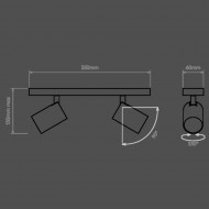 Стельовий світильник Astro Ascoli 1286124