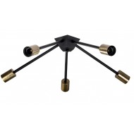 Потолочный светильник Atmolight Attic K-5 C320 Black/BrushGold 1851430