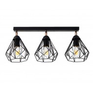 Потолочный светильник Atmolight Bevel L165-450-3 Black 2092011