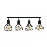 Потолочный светильник Atmolight Diamond L135-750-4 Black 2301311