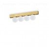 alt_imageПотолочный светильник Ideal Lux BINOMIO LED PL4 OTTONE 328249