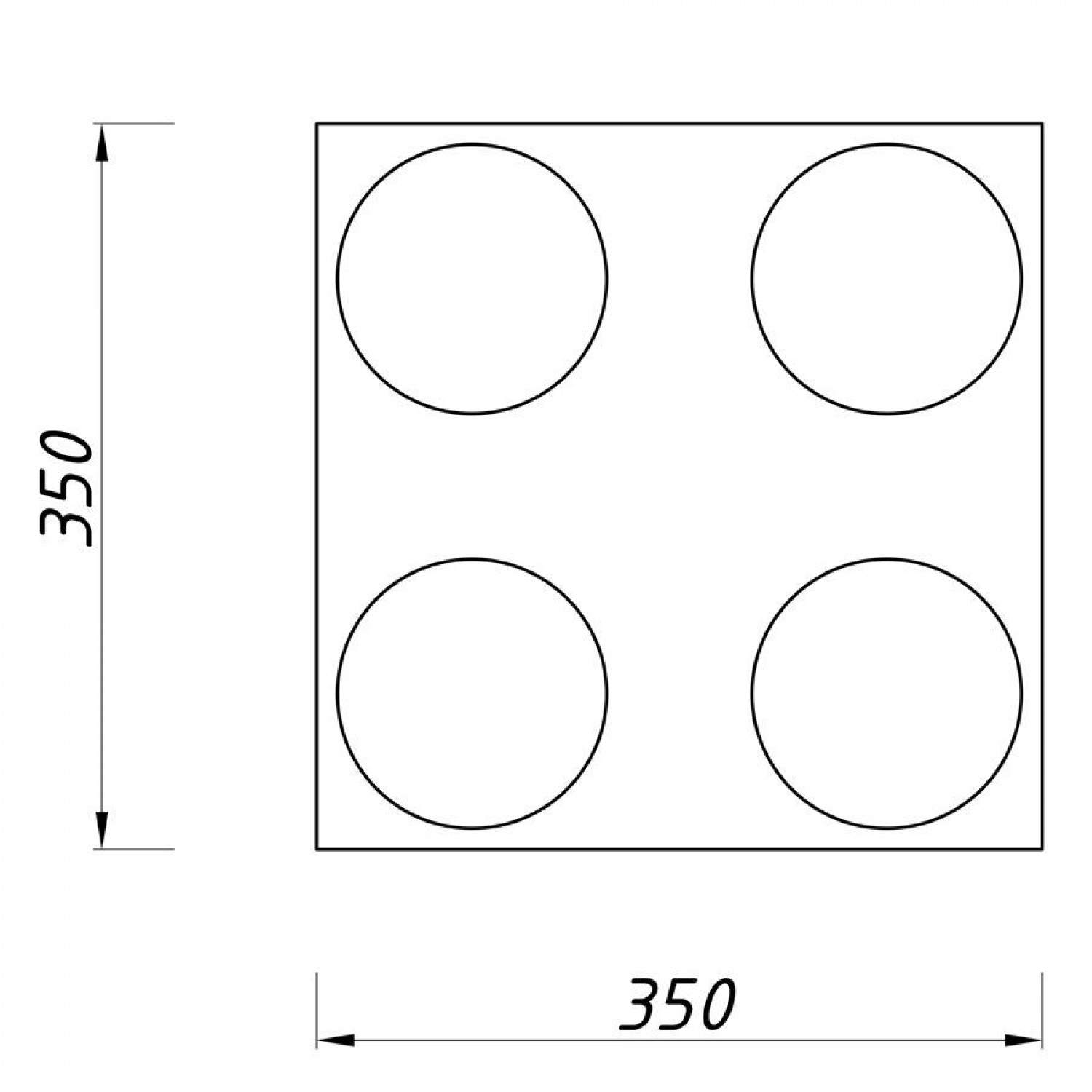 Потолочный светильник Imperium Light Square 737435.05.69