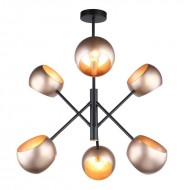 Потолочный светильник Italux Cavazza MDM-36906 BK+GD