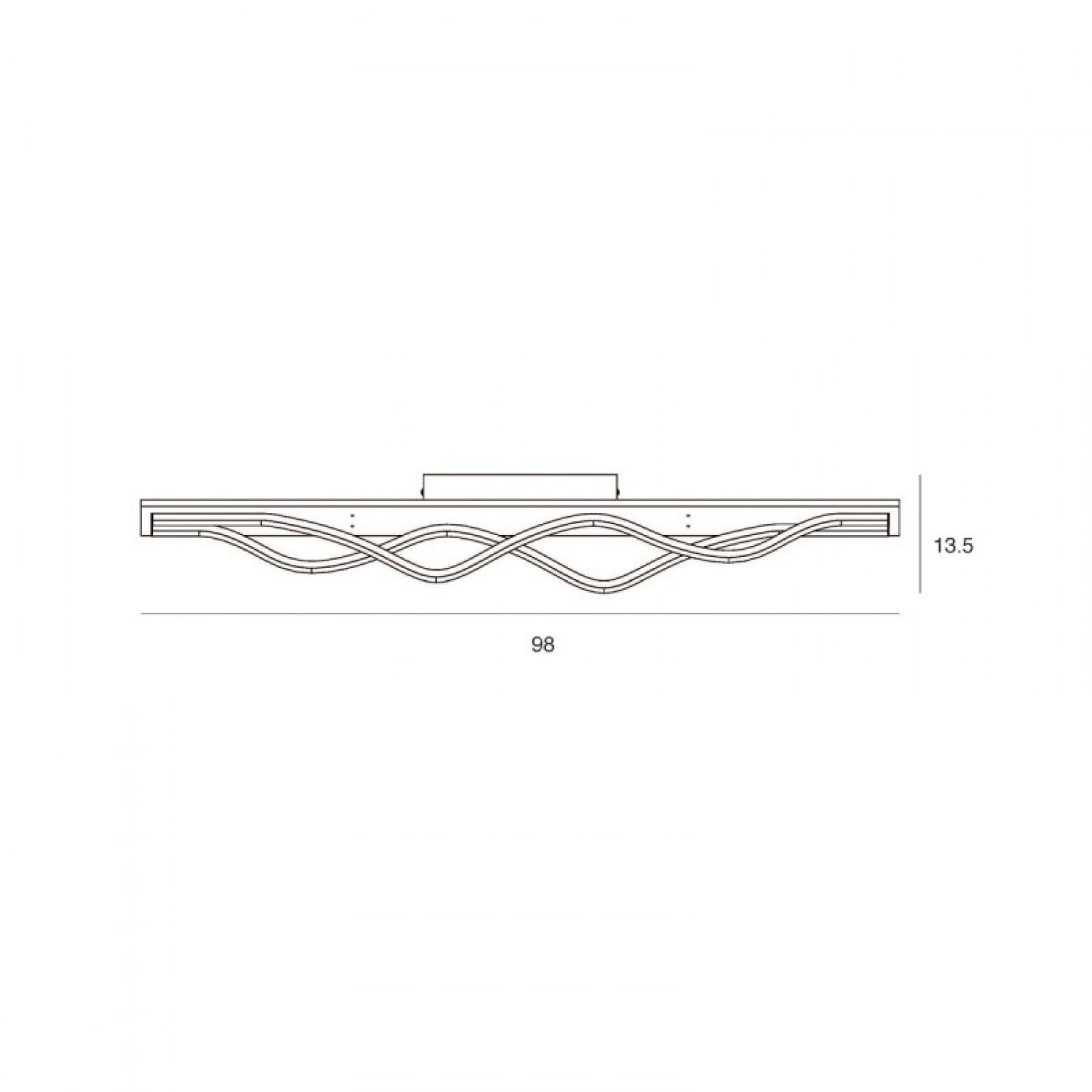 Потолочный светильник Italux Conato PLF-23848-30W-BK-GD