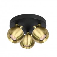 Потолочный светильник Italux Lafin SPL-45379-3R-BK-GD