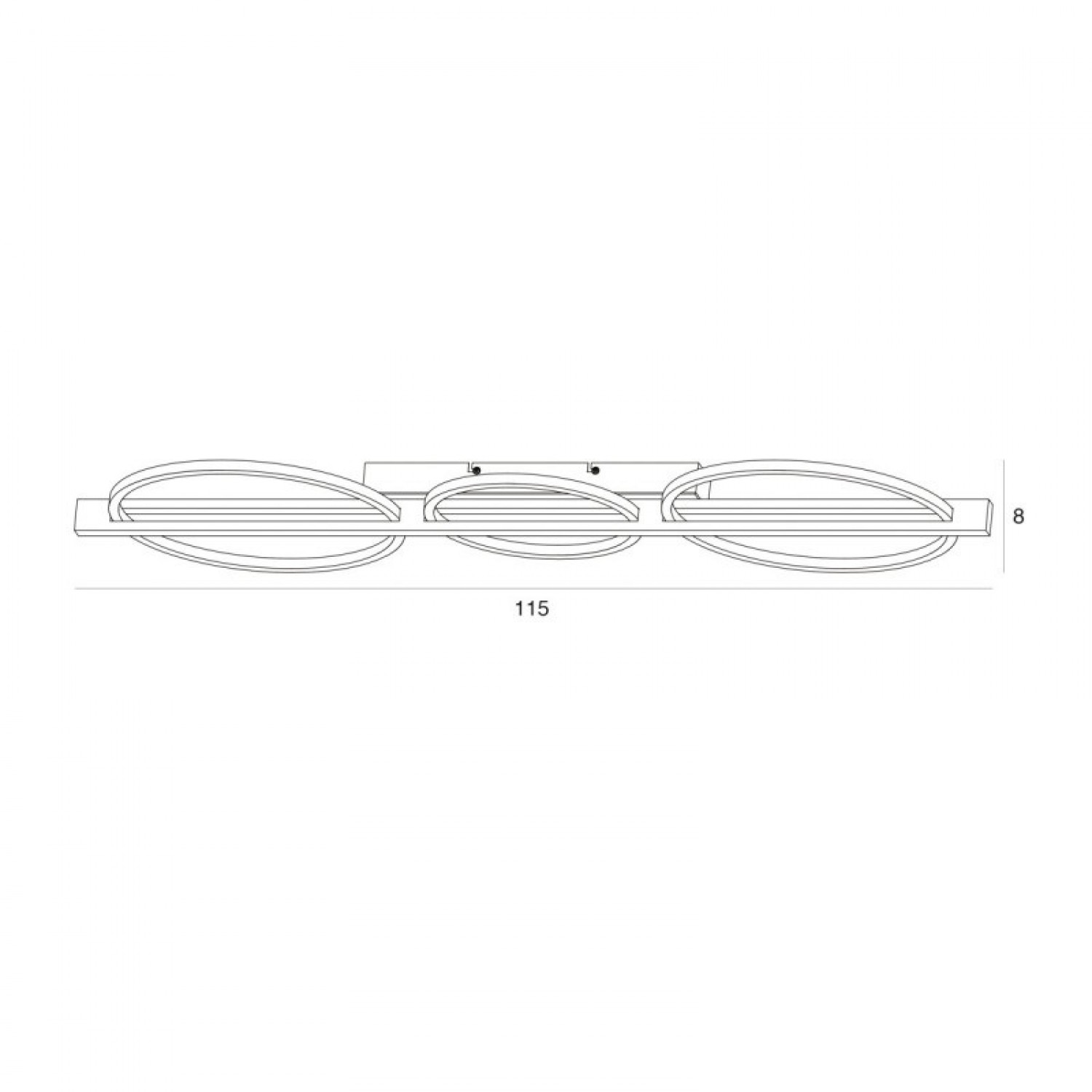Потолочный светильник Italux Natano PLF-55362-40W-WO
