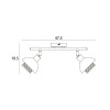 Потолочный светильник Italux Savio SPL-27357-2-BK-GD alt_image