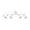 Потолочный светильник Italux Savio SPL-27357-4-BK-GD alt_image