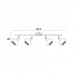 Потолочный светильник Italux Savio SPL-27357-4-BK-GD