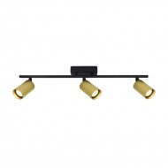 Потолочный светильник Italux Tris SPL-46829-3-BK-GD