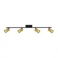 Потолочный светильник Italux Tris SPL-46829-4-BK-GD