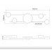 Стельовий світильник videx VL-SPF21B-WB